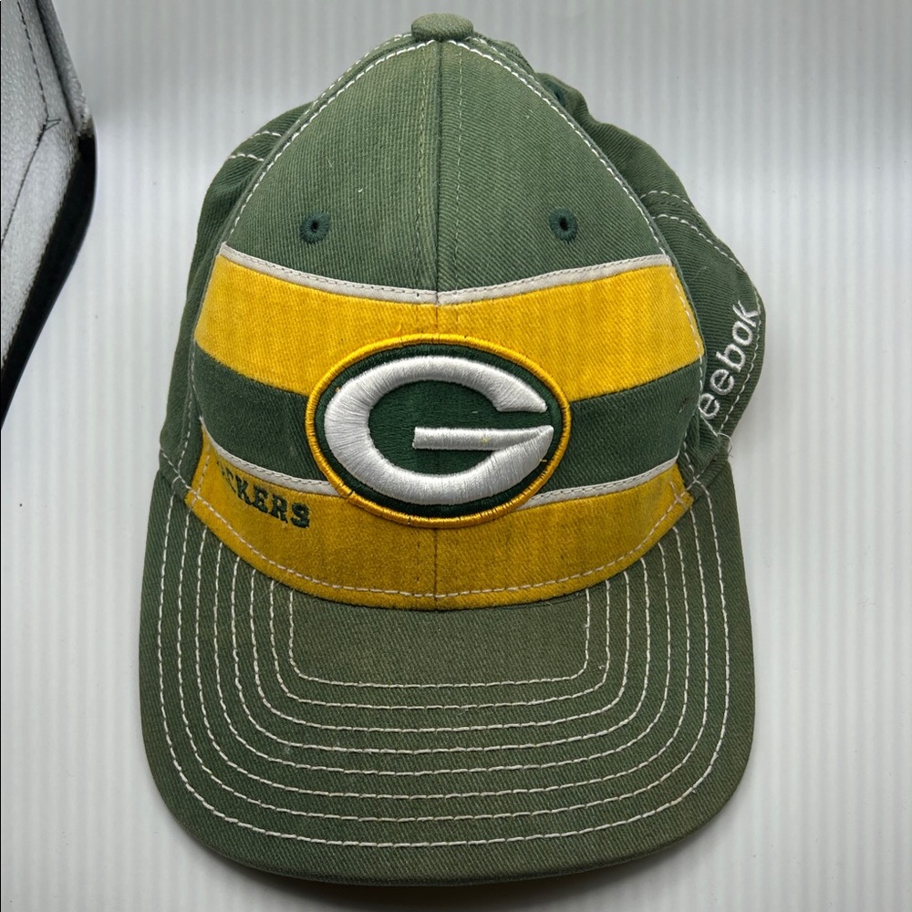Reebok Green Bay Packers Green and Yellow Hat